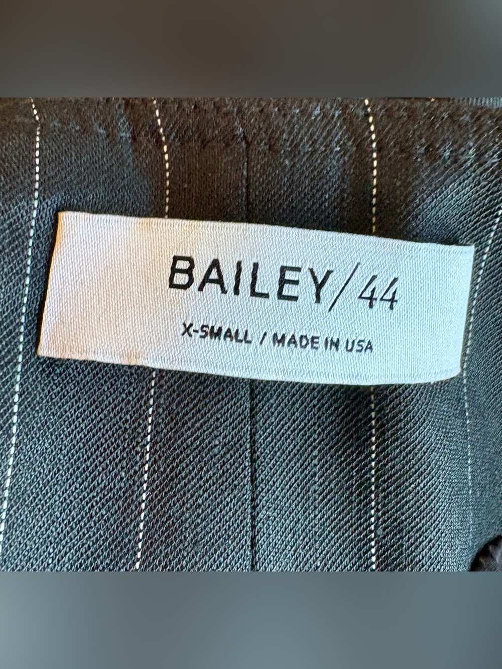 NEW w/Tags REVOLVE Bailey 44 Flory Skirt in Black Pinstripe Size XS - Picture 12 of 14